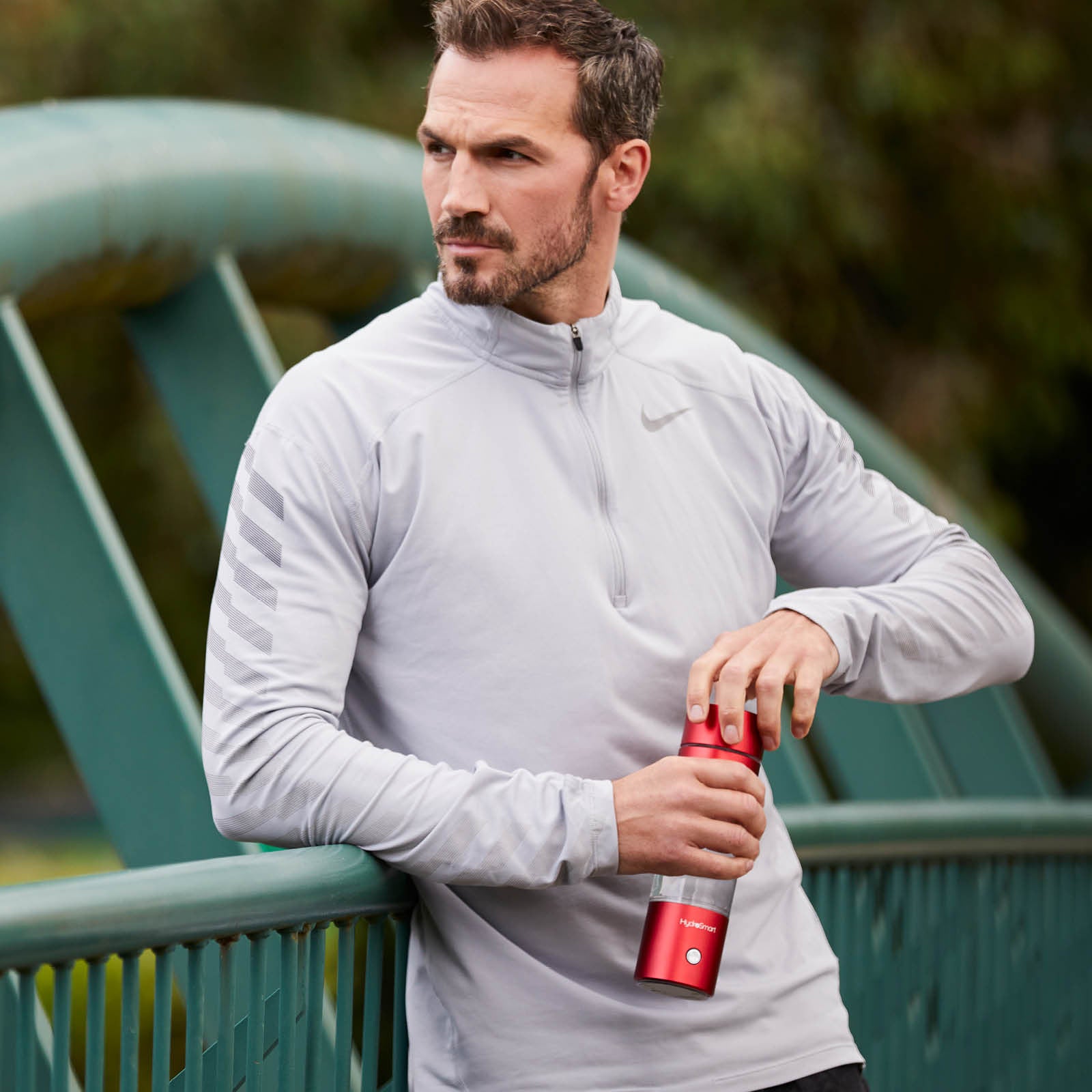 HydroSmart Hydrogen Water Bottle – Metallic Crimson Red