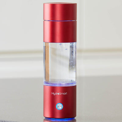 HydroSmart Hydrogen Water Bottle – Metallic Crimson Red - FLASH SALE